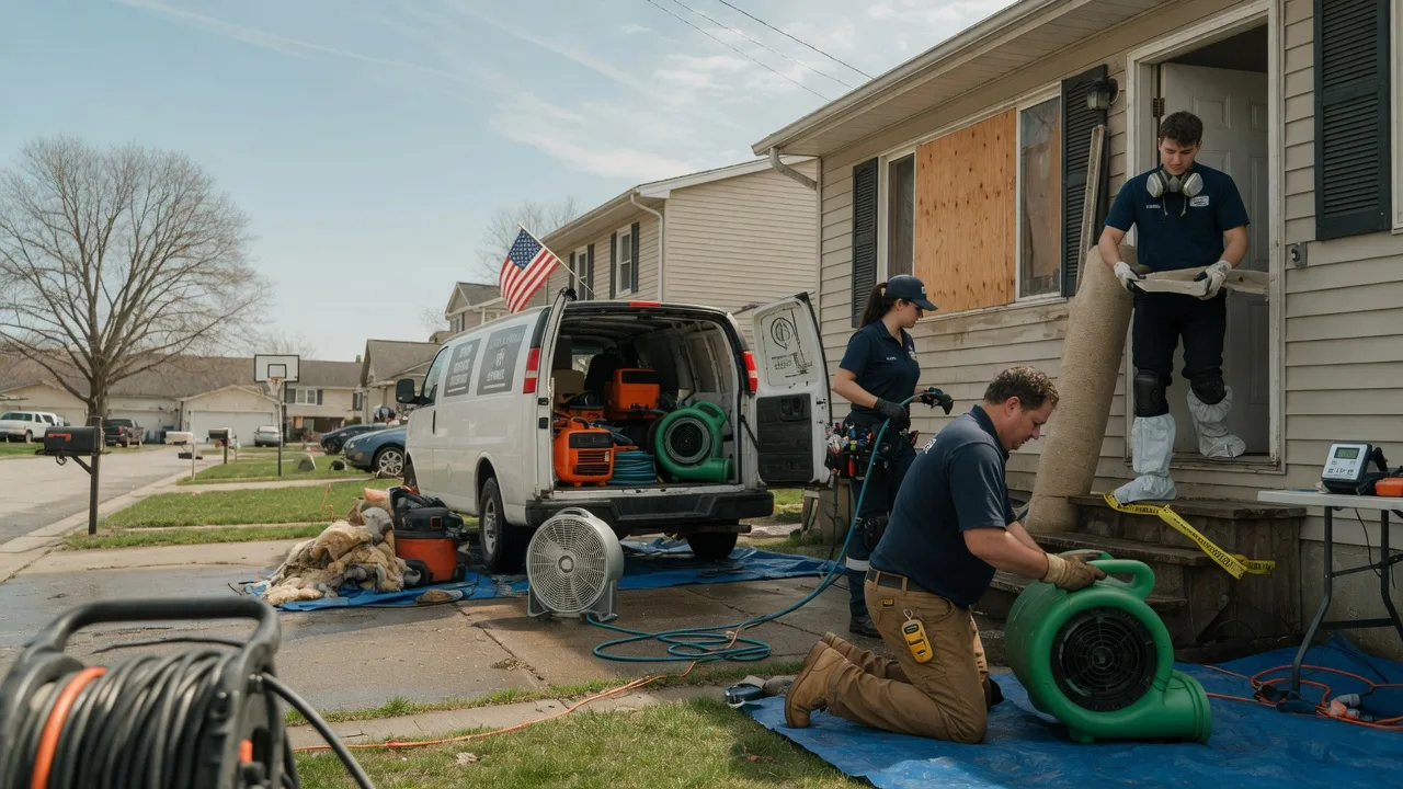 Water Damage Restoration in Middleport, PA near me